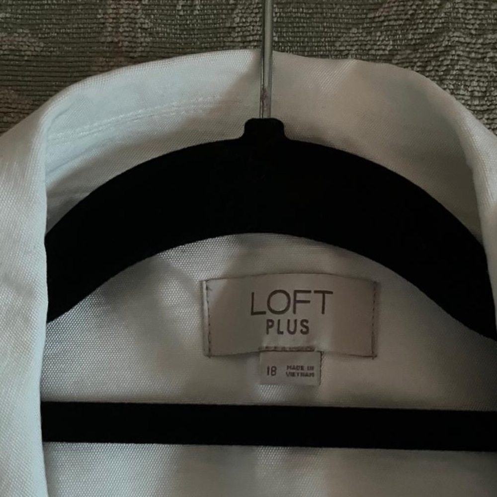 LOFT Classic White Women's Blazer - Picture 5 of 5